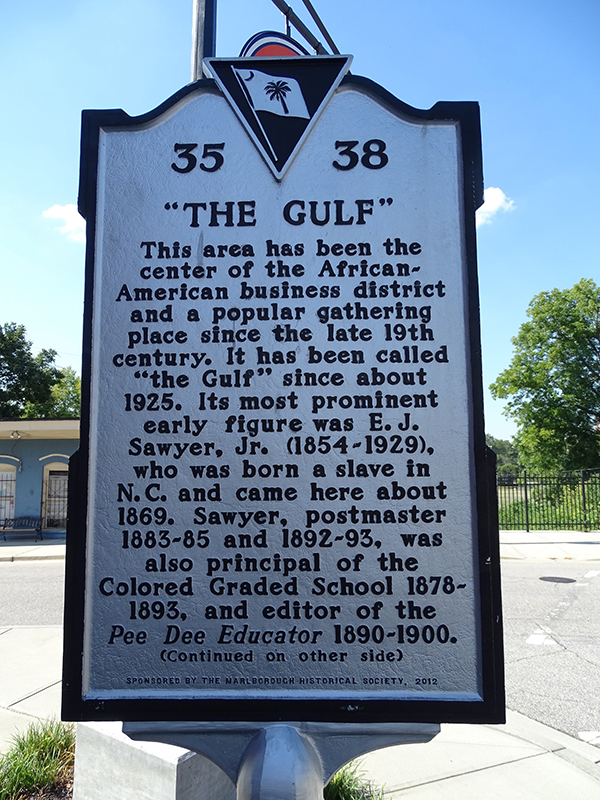 Historic Marker in Marlboro County