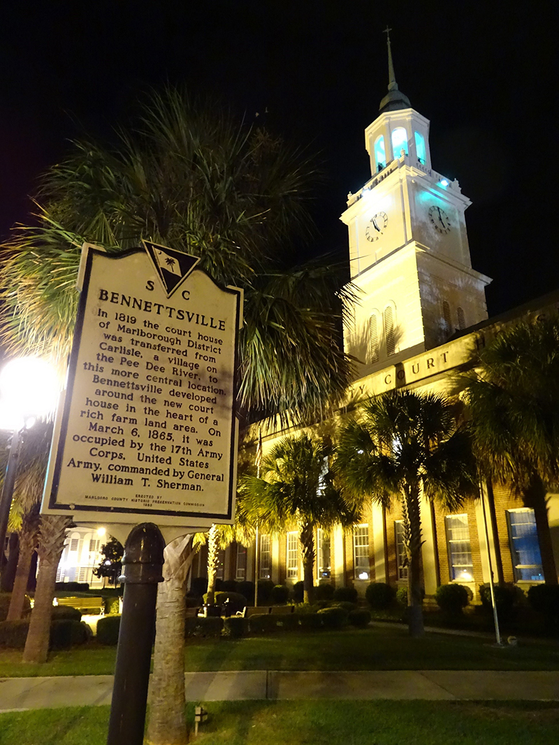 Historic Marker in Marlboro County