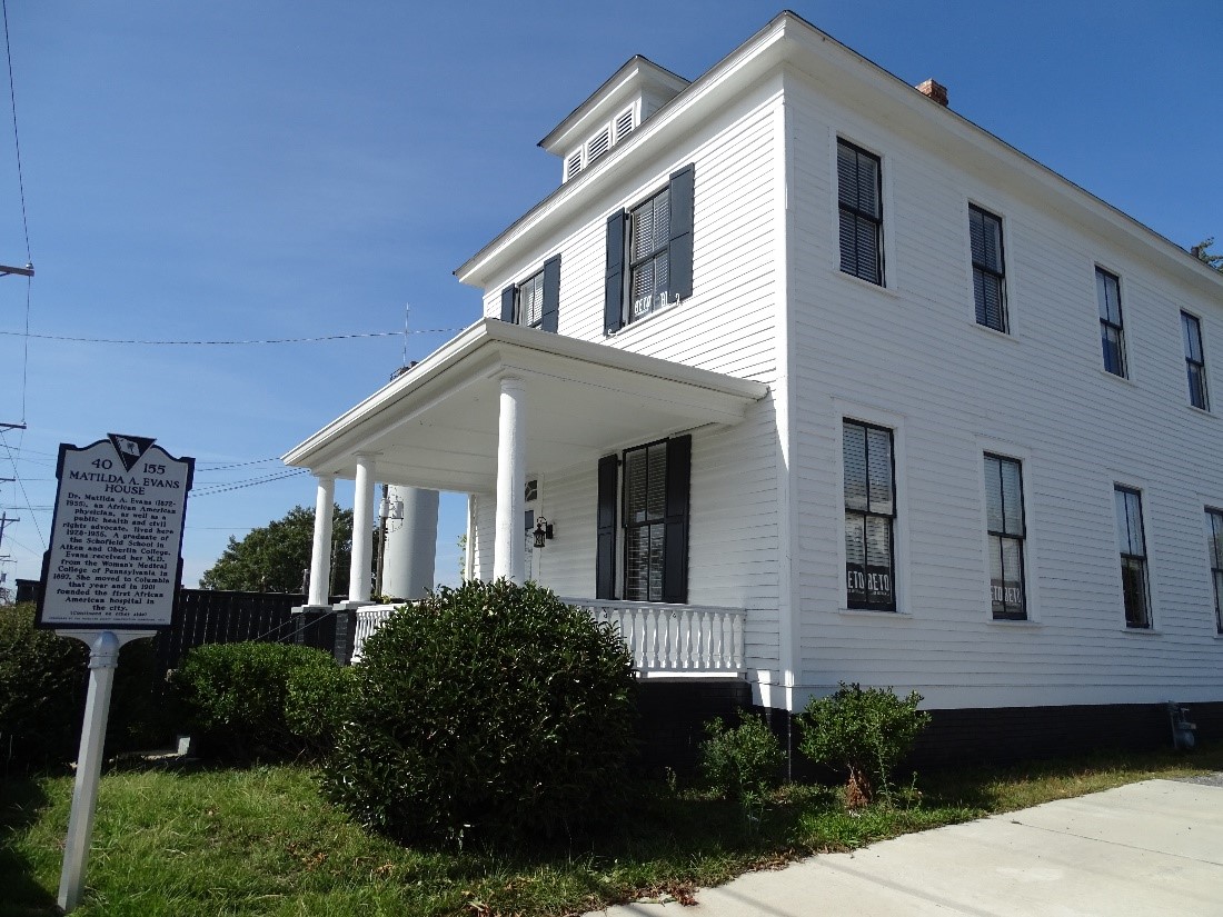 Matilda A. Evans House, Columbia