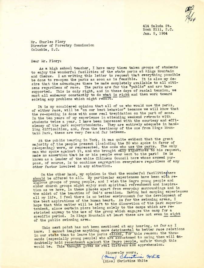 Civil Rights letter